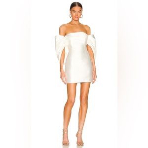 Solace London Elina mini dress cream/white